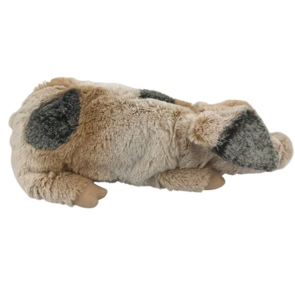 Folkmanis Grunting Pig Piglet 15'' Hand Puppet Plush #2991 Farm Animal Pink Gray - Picture 7 of 13